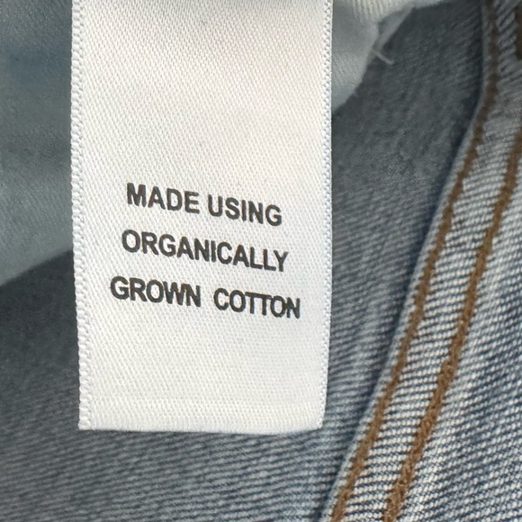 AGOLDE NICO HIGH RISE SLIM JEAN W RAW DISTRESSED HEM SIZE 27 MED BLUE WASH - Picture 12 of 15